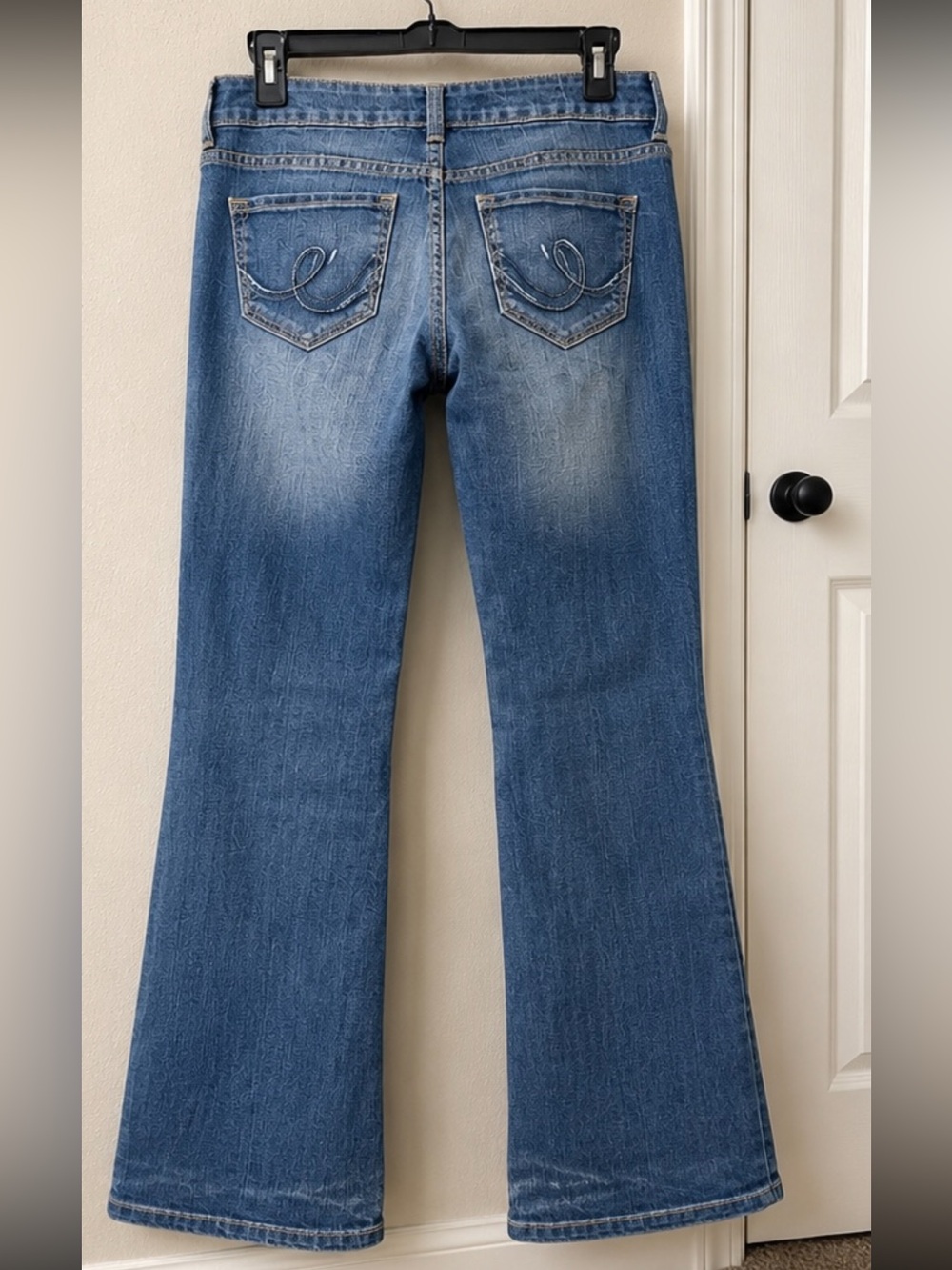 Vintage Bootcut/Flare X2 Medium Wash 01 Quality Denim Jeans - Picture 2 of 3